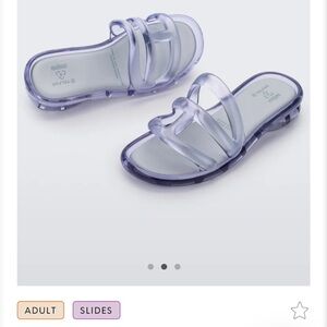 Melissa Purple Transparent Slides